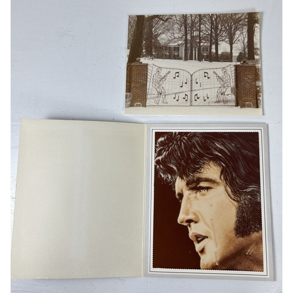 Vintage Elvis Presley 8x10 Kodak Photo Lot Graceland Gates Folio Portrait Prints
